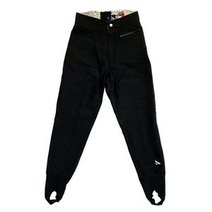 Serac Schoeller Skifans Stretch Black Pants Size 4